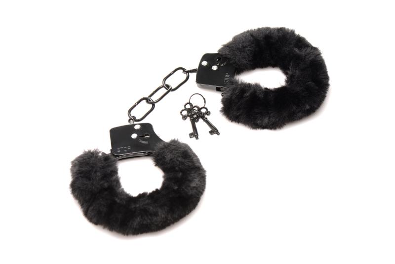 - Cuffed In Fur Menottes - Noir 2