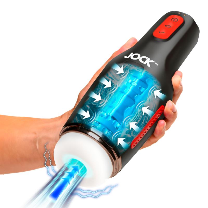 Image of JOCK – Saugender & Vibrationsmasturbator Wiederaufladbar