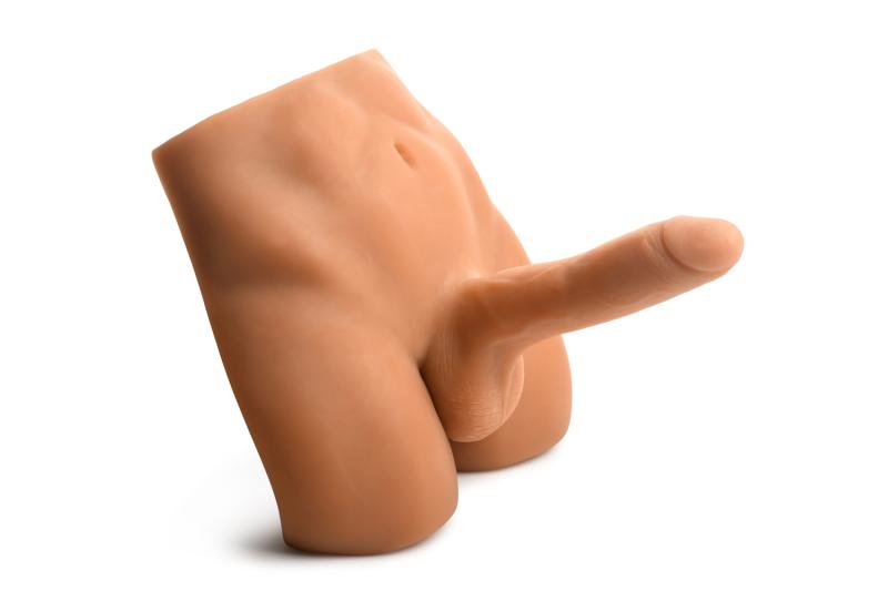 JOCK - Masturbateur Anal avec Godemichet Flexible - Teinte Mo 2