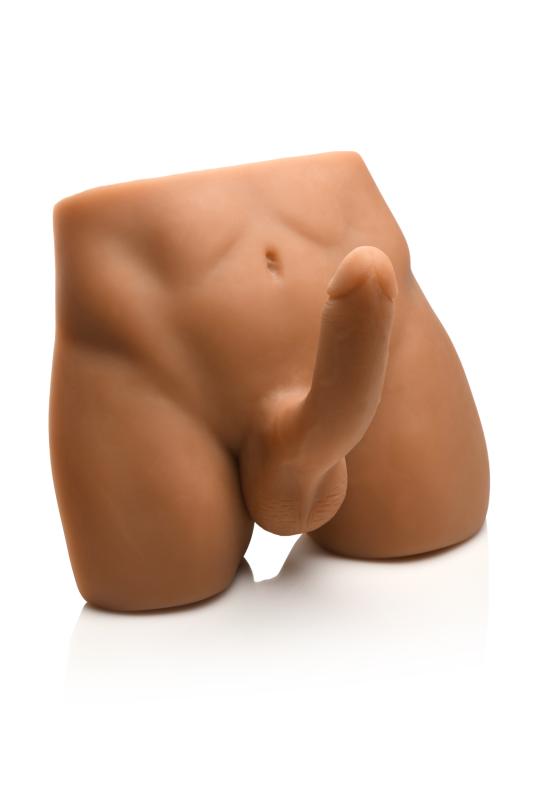 JOCK - Masturbateur Anal avec Godemichet Flexible - Teinte Mo 4