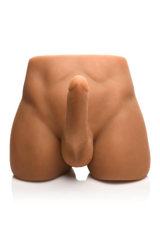 JOCK - Masturbateur Anal avec Godemichet Flexible - Teinte Mo 5