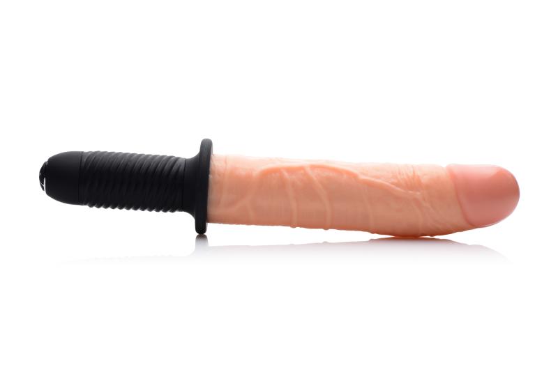 XR Brands  Onslaught 13 Mode XL Flesh Dildo - Beige