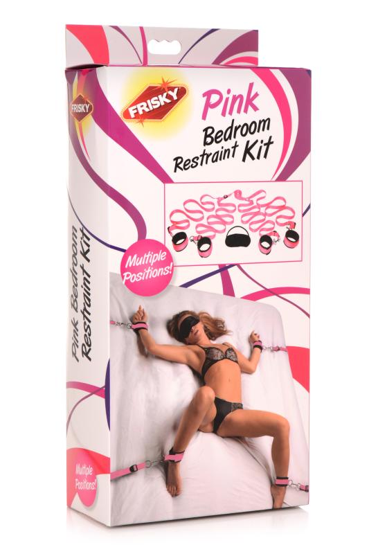 FRISKY - Kit de Retenue de Chambre Menottes - Roses 4