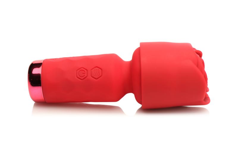 BLOOMGASM - Mini Vibromasseur Pleasure Rose - Rouge 2