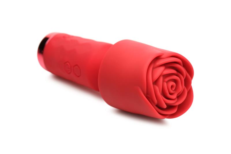 BLOOMGASM - Mini Vibromasseur Pleasure Rose - Rouge 5