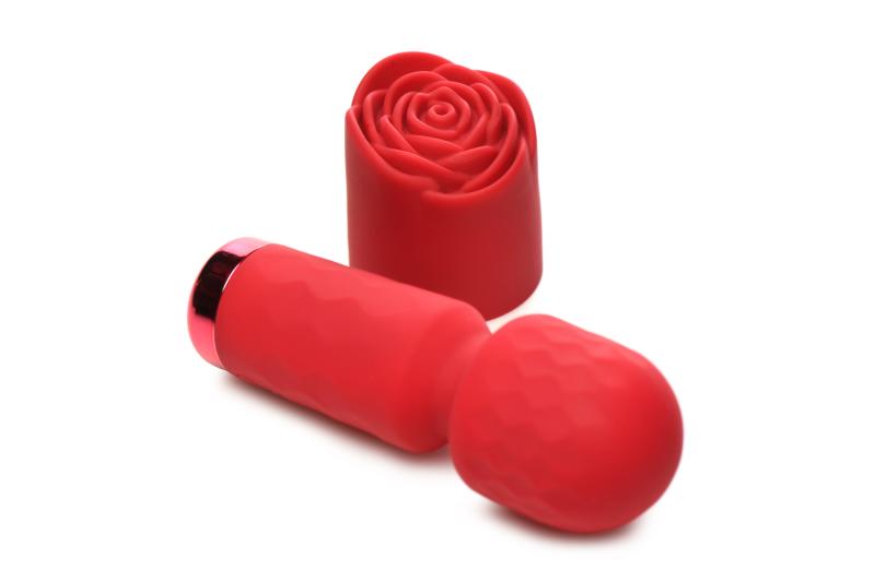 BLOOMGASM - Mini Vibromasseur Pleasure Rose - Rouge 3