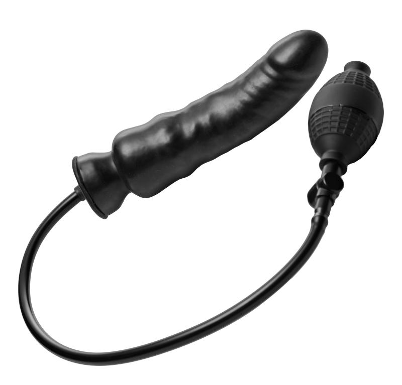 Master Series – Renegade Aufblasbarer Dildo – Schwarz