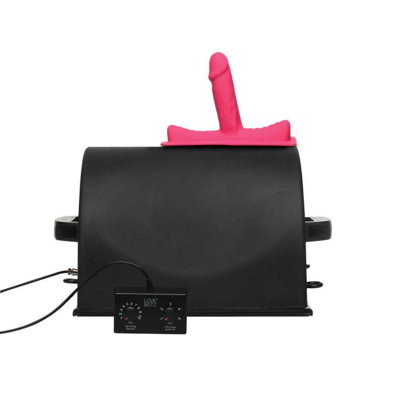 LOVE BOTZ - 50X Saddle Pro Machine Sexuelle avec 4 Accessoires - Noir 6