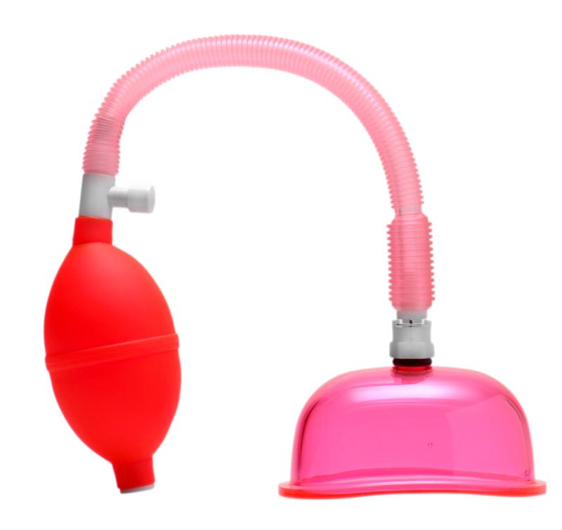 XR Brands SIZE MATTERS - Vaginale Pompset - Roze Zuigset