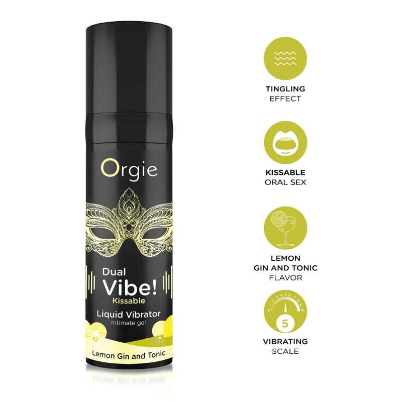 - Dual Vibe Liquid Vibrator Lemon Gin & Tonic 2