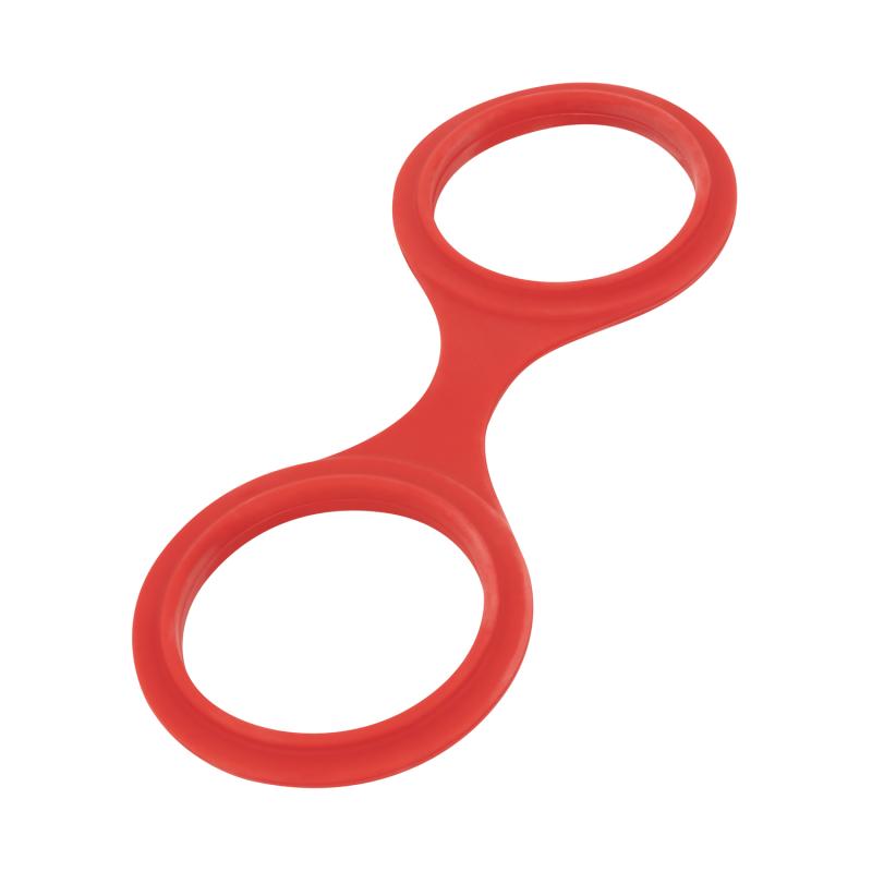 EasyToys - Menottes flexibles en silicone - Rouge 4