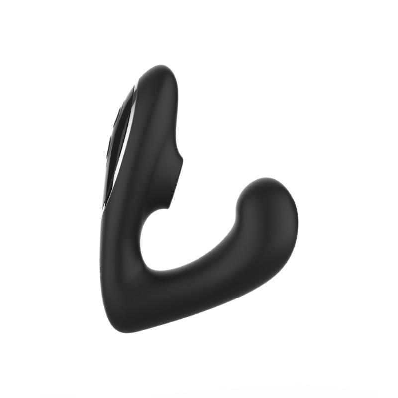 Image of Fifty Shades of Grey - Greedy Girl Duet Druckwellen-Vibrator - Schwarz