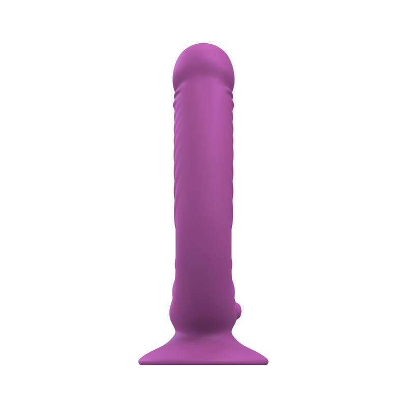 - Vibromasseur Double avec Ventouse et Télécommande - Violet 4