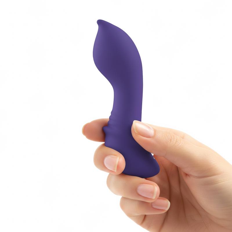 – Mini Vibromasseur Curling – Violet de minuit 2