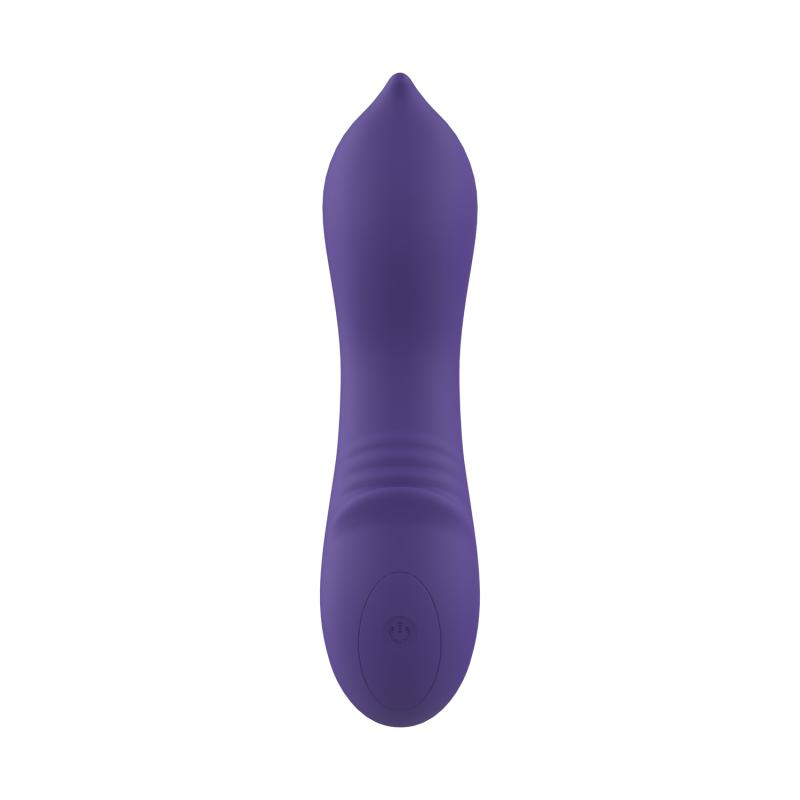 – Mini Vibromasseur Curling – Violet de minuit 5