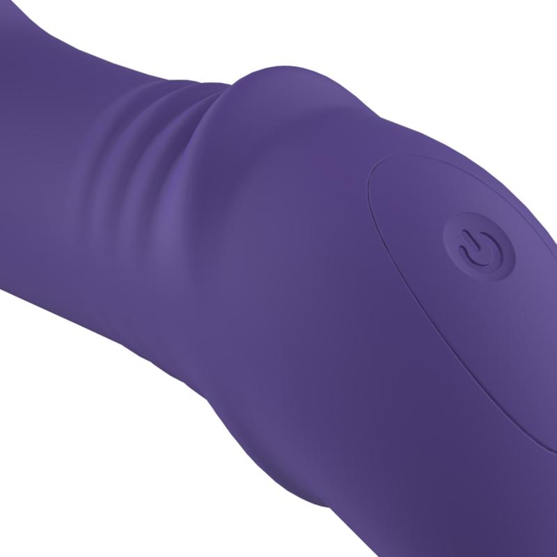 – Mini Vibromasseur Curling – Violet de minuit 3