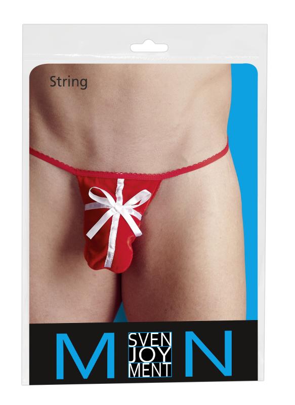 Svenjoyment – String au Design Cadeau – Rouge 6