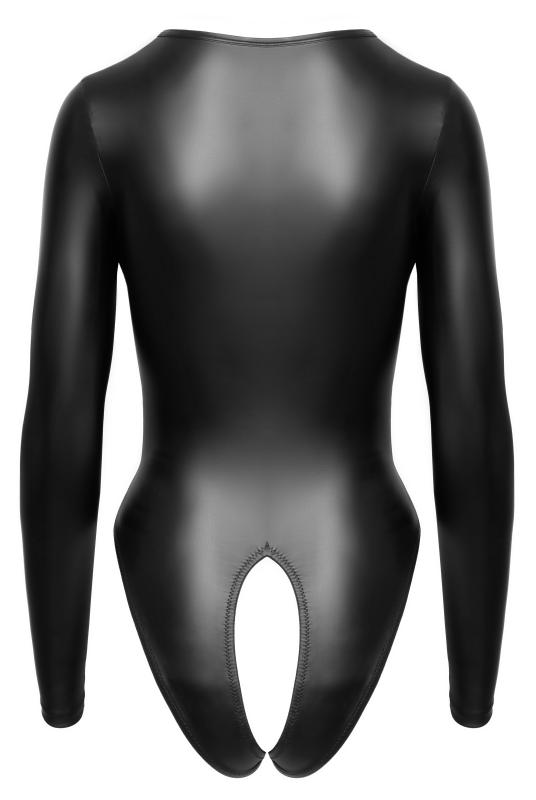 Cottelli LINGERIE – Body Ouvert Manches Longues – Noir 5