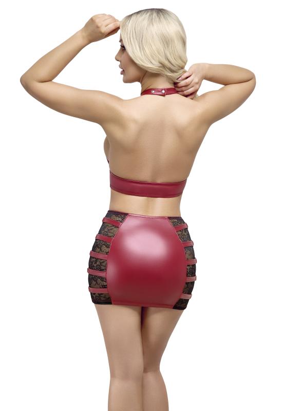 - Top & Cottelli PARTY – Crop Top & Mini Jupe Set Skirt 2