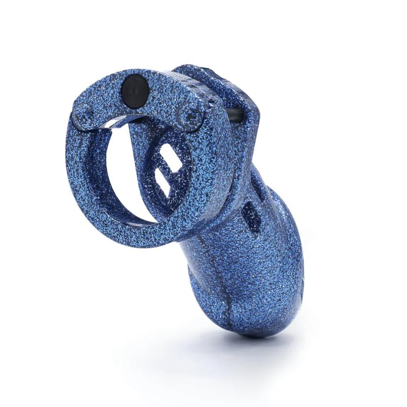 – CB-6000 Kit de Chasteté – Paillettes Bleues 4