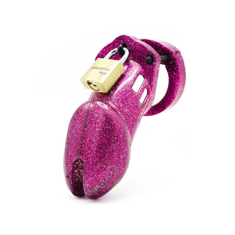 – CB-6000 Kit de Chasteté – Paillettes Roses 3