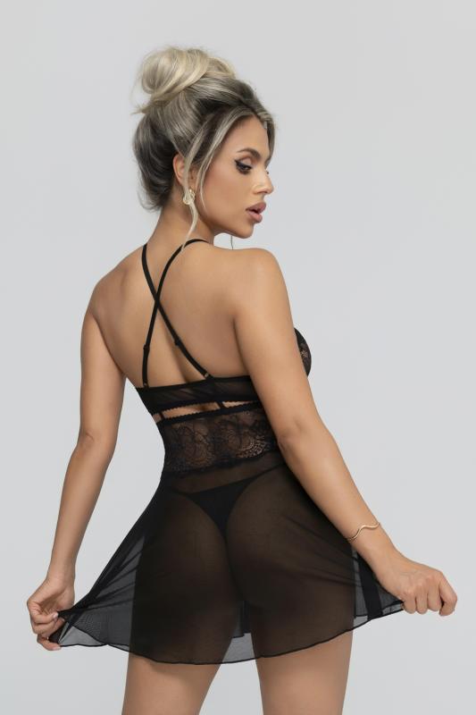 - Babydoll Pandora - Noir 4