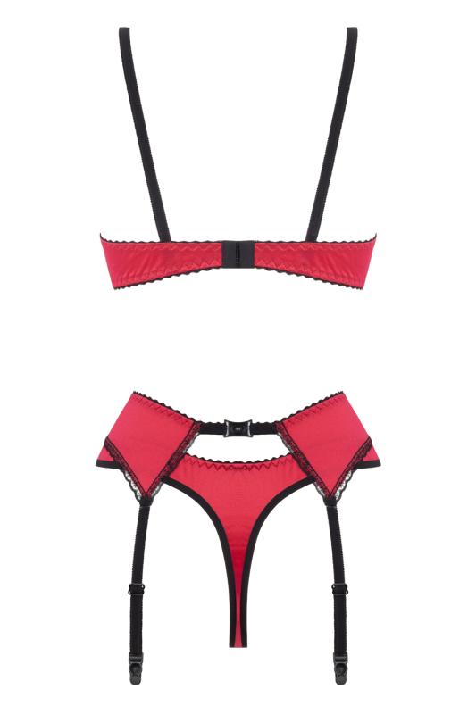 - Ensemble 3 pièces Soutien-gorge Ouvert et Slip Ouvert Gush 5