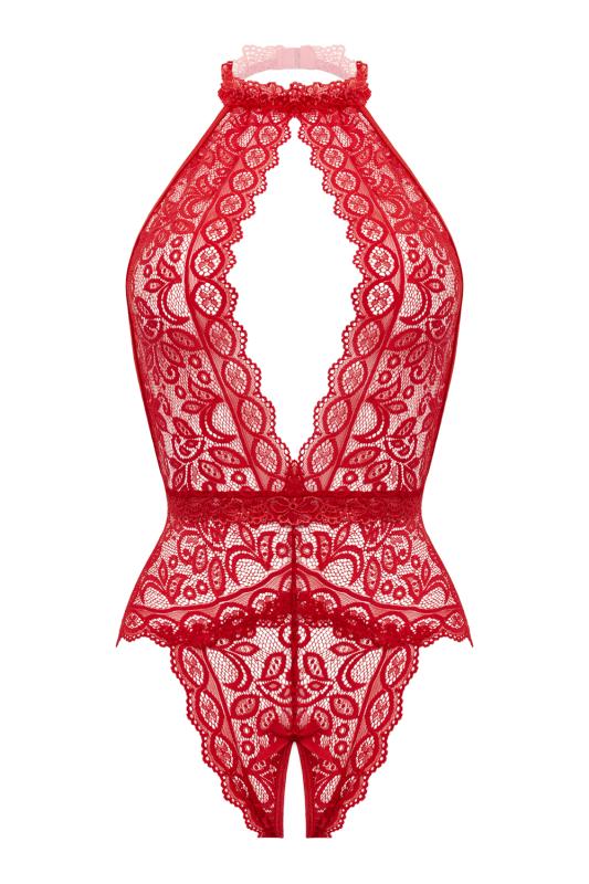- Body Ouvert Eleonora - Rouge 4