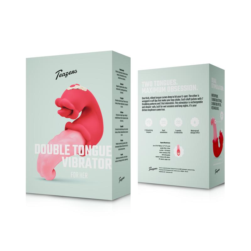 – Double Tongue Vibrator – Rose 4