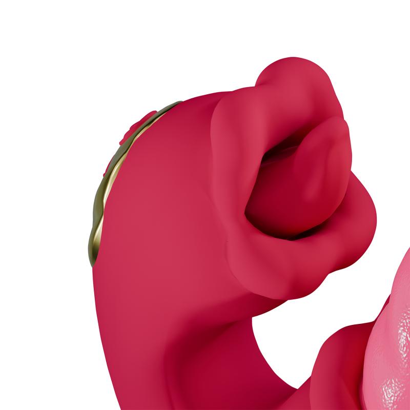 – Double Tongue Vibrator – Rose 4