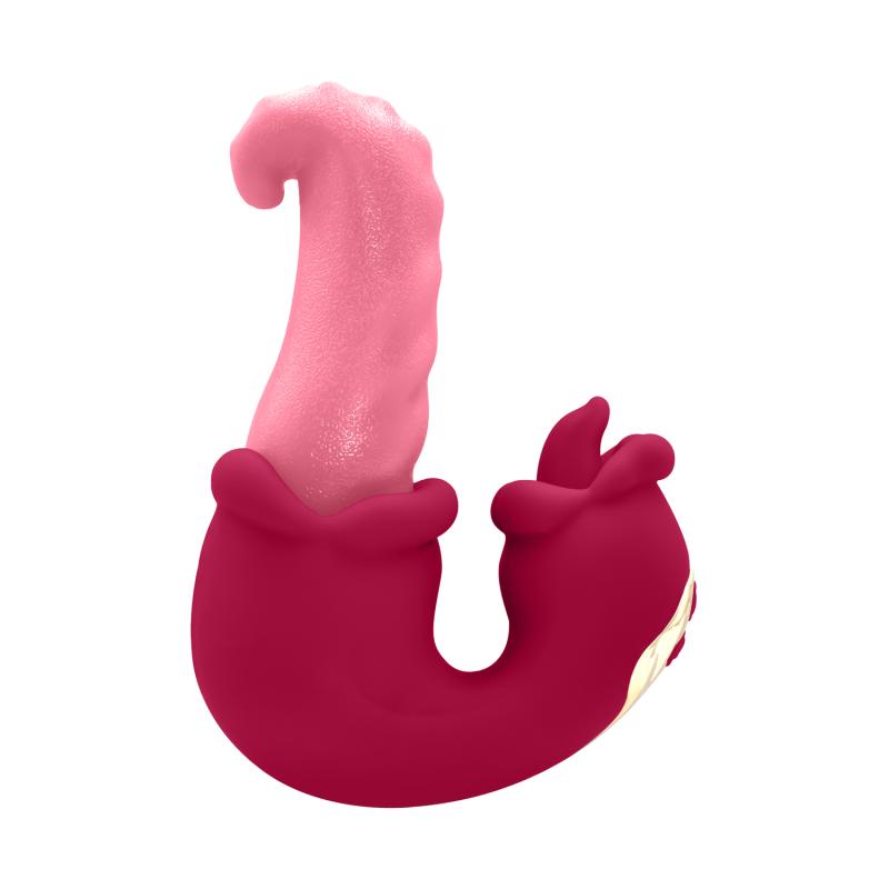– Double Tongue Vibrator – Rose 5