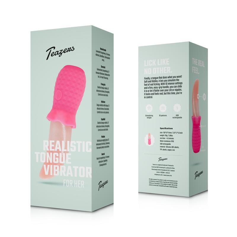 – Vibromasseur Langue – Rose 4