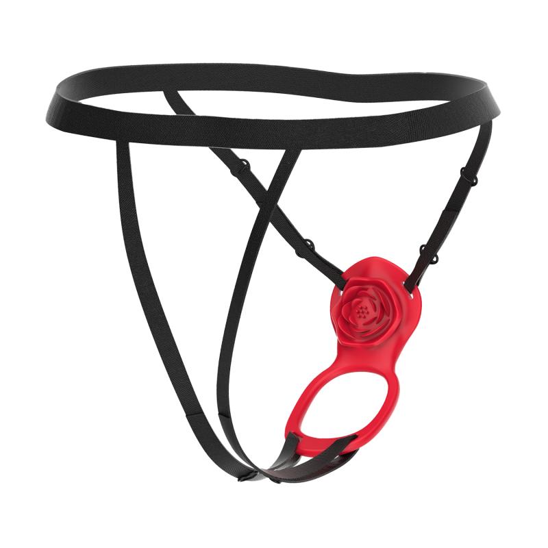 Teazers  Wearable Clitoris Stimulator Harness - Rood