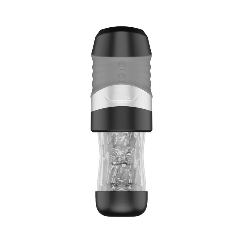– Alpha Surge Masturbateur avec Rotation et Aspiration – Noir 4
