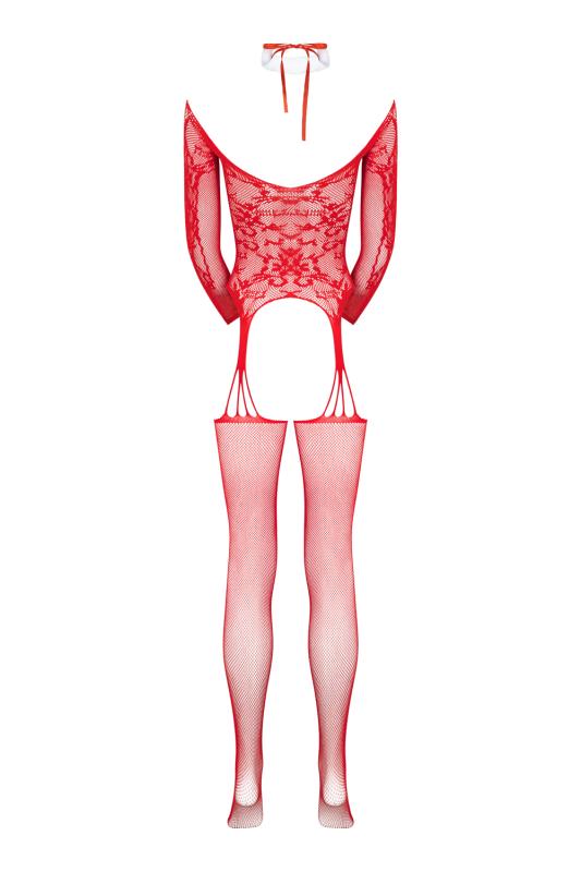 - Jingle Belle Open Crotch Bodystocking 5