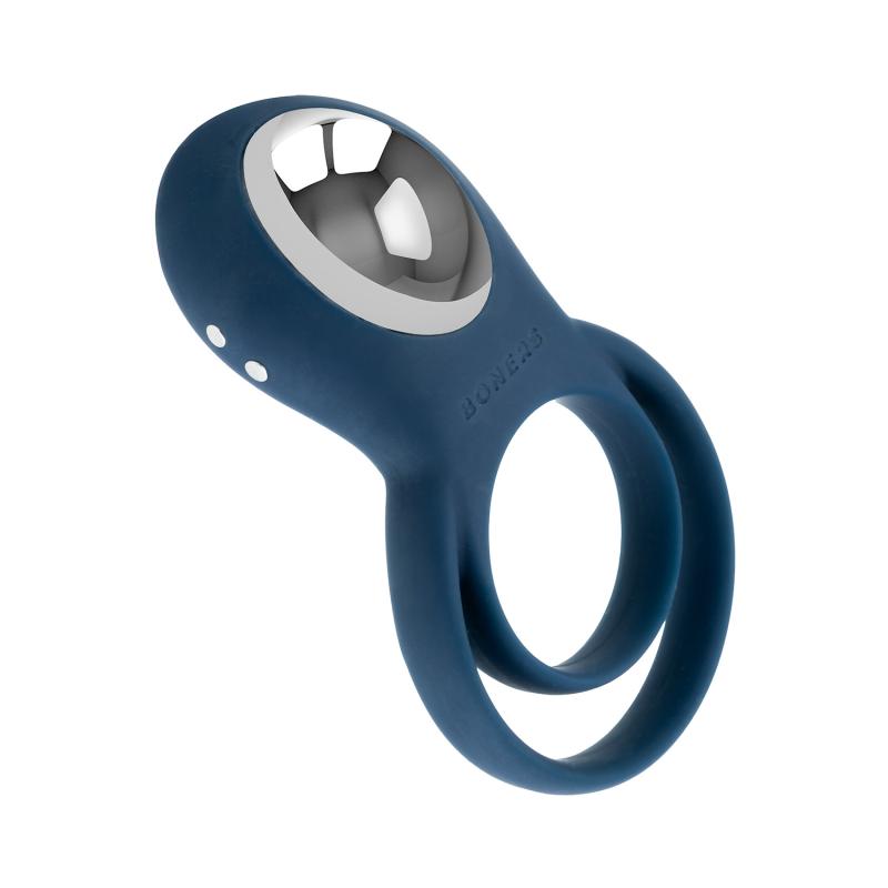 Boners – Vibrierender Cockring für Paare – Blau