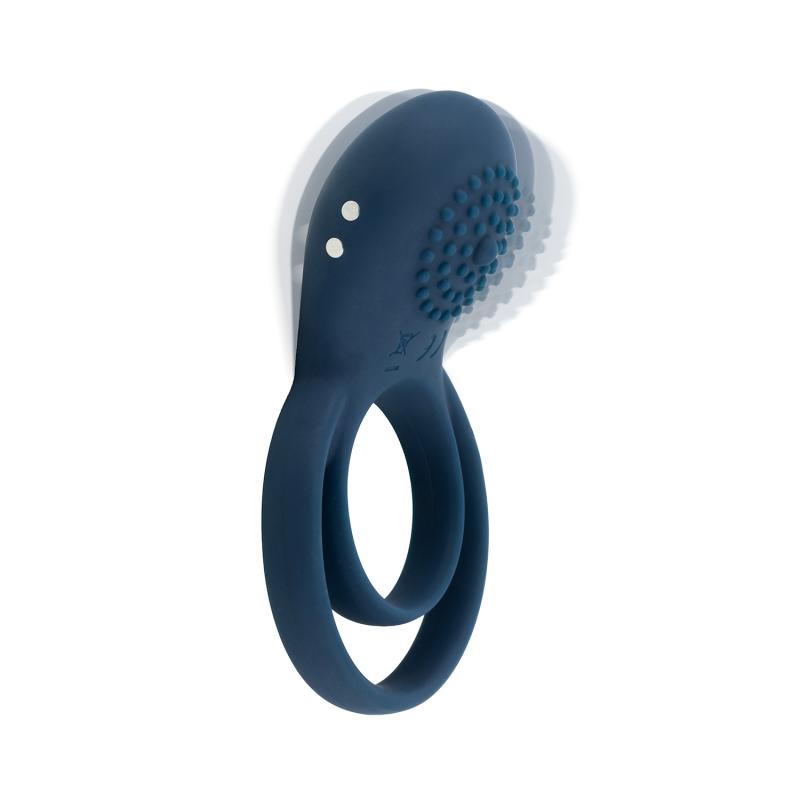 - Anneau Vibrant pour Couples - Bleu 3