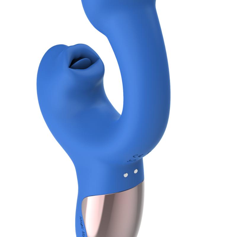 – Magic Ponder Vibromasseur Léchage & Point G – Bleu 2