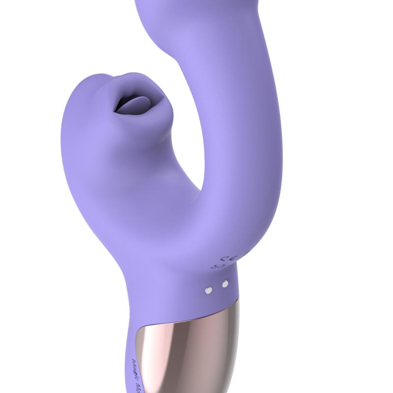 – Magic Ponder Vibromasseur Léchage & Point G – Violet 2