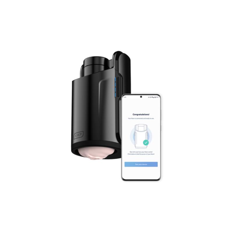 Image of Kiiroo – Keon Combo Set Masturbator WiFi – Mit Feel Stroker – Schwarz