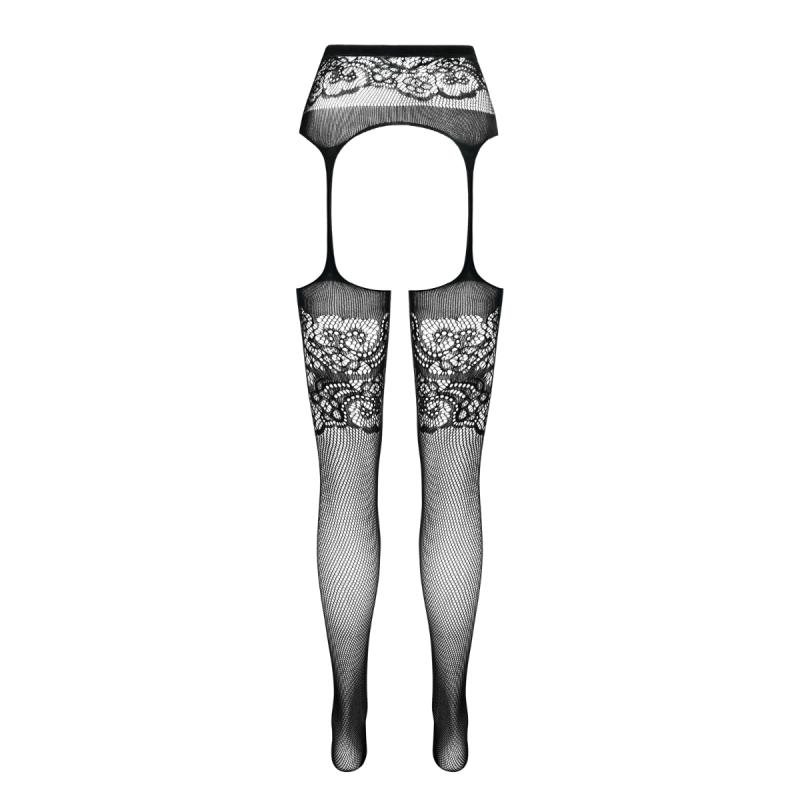 – S029 Collant Jarretière – Noir 5