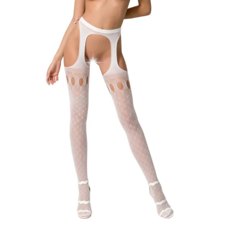 Image of Passion - S024 Strip Pants - Weiß