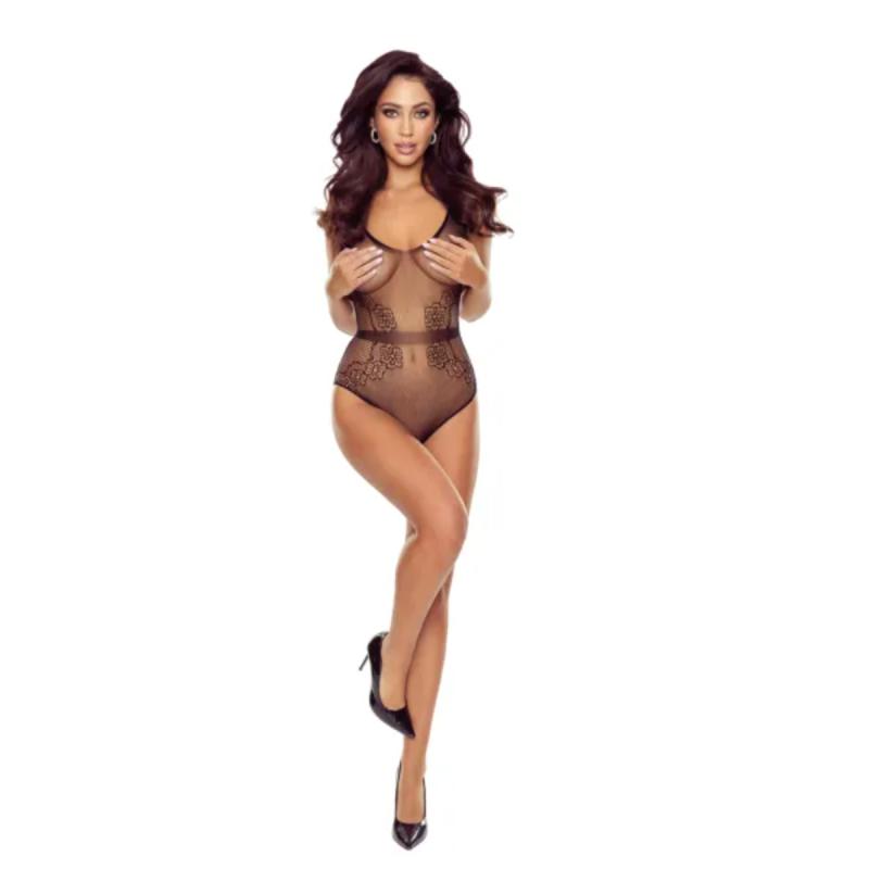 Passion  BS115 Bodystocking - Zwart
