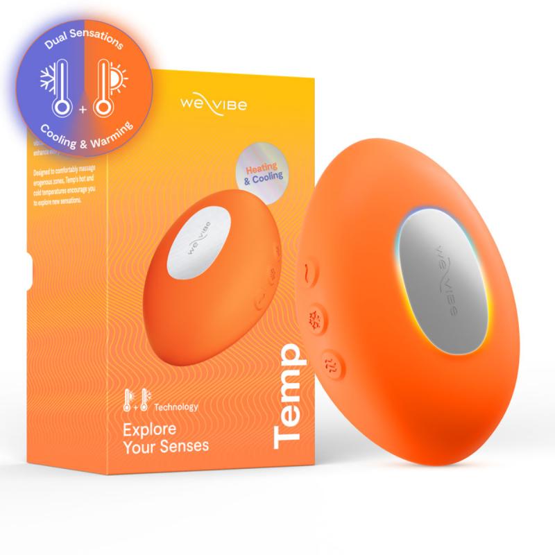 Image of We-Vibe - Temp Lay-On Vibrator - Tangerine