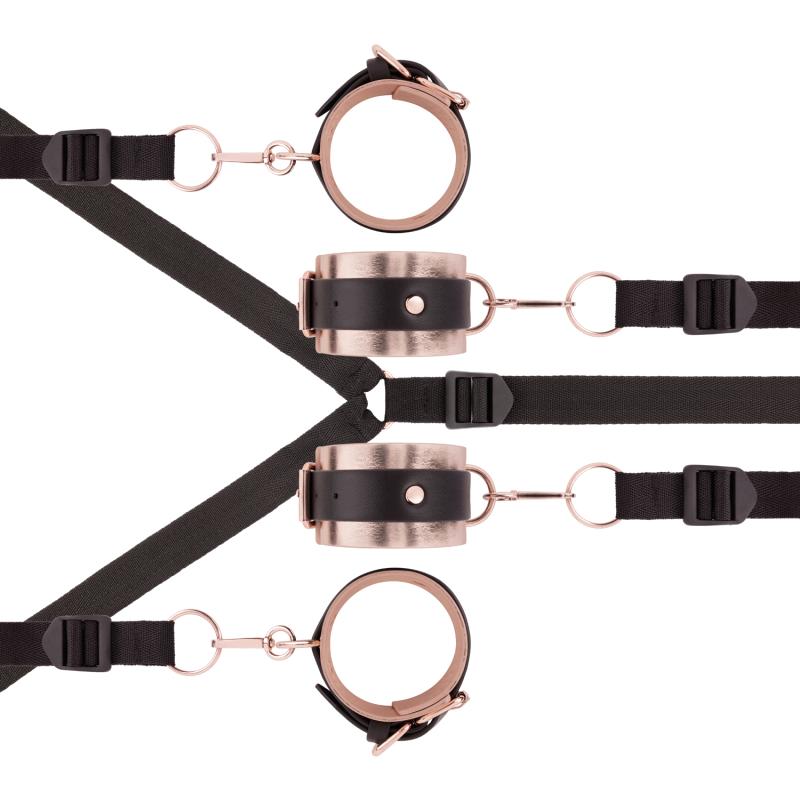 Thumbnail - Rosy Gold - Under-Mattress Restraint Set - Schwarz