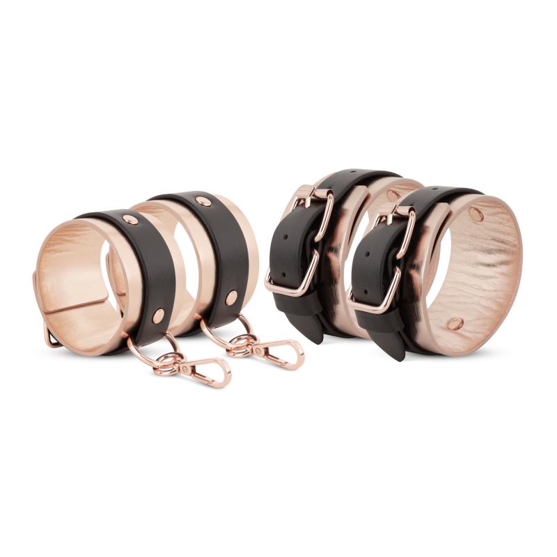 Thumbnail - Rosy Gold - Under-Mattress Restraint Set - Schwarz