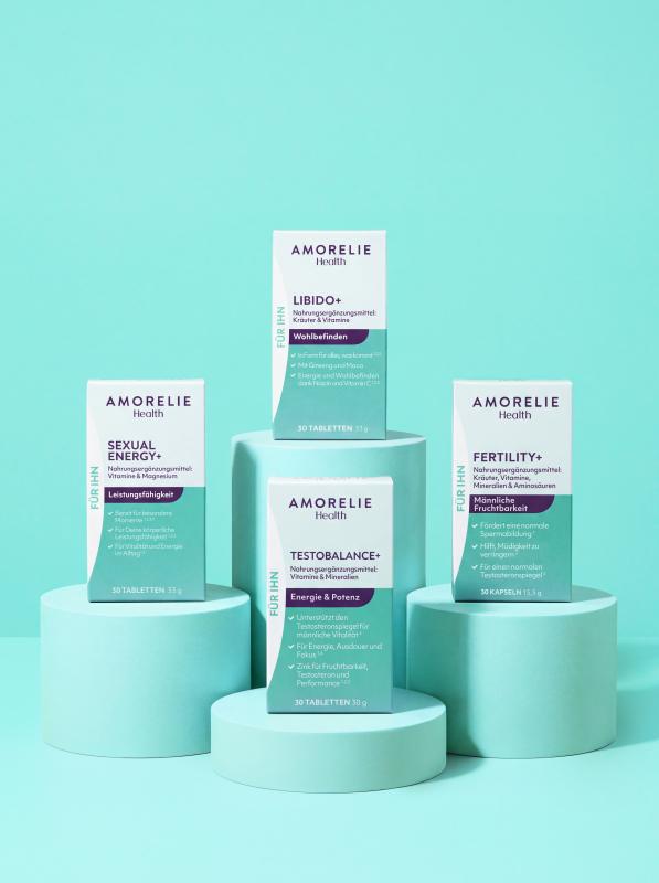 AMORELIE Health »Fertility+« für Ihn – 30 Kapseln