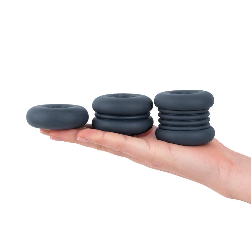 - Anneaux de butée 3 pièces - Bleu 3