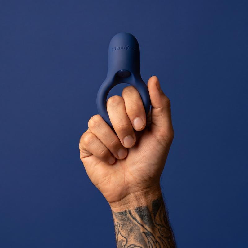 Le Cockring Coquin par - Anneau pénien vibrant - Bleu 2