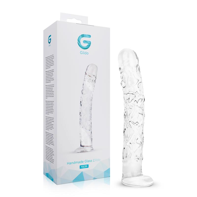 - No. 34 Gode en Verre Texturé - 19 cm 2